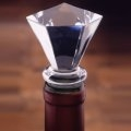 Acrylic Gem Hexagonal Diamond Bottle Stopper